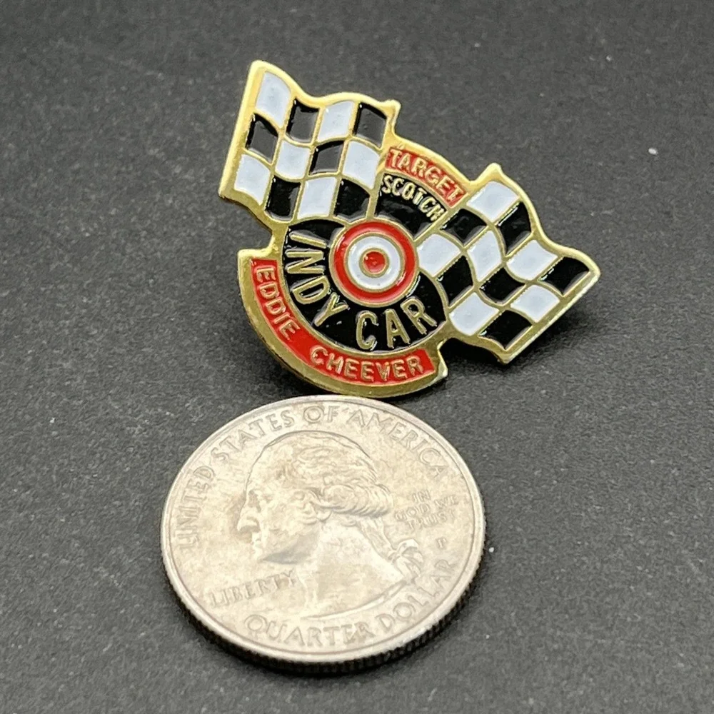 Eddie Cheever Indy Car Racer Target‎ Scotch Team Lapel Hat Pin